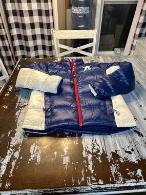 Spyder x Eric Haze Team USA 2022 Olympic Puffer Jacket, Size M